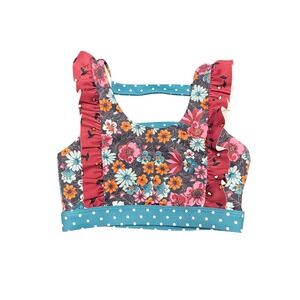 Matilda Jane Enchanted Berry‎ Bliss Active Crop Top Girls  Size 6Y